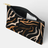  Tiger Color Pattern Animal     アクセサリーポーチ (見開き)