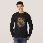 Tiger colourful animal art animal lovers tiger Pre Tシャツ (正面フル)