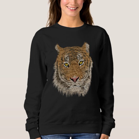 Tiger  Conservation Vintage Design スウェットシャツ (正面)