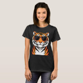 Tiger Costume For Men Women Boys Zoo Tiger Print T Tシャツ (正面フル)