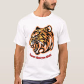 Tiger design tシャツ (正面)