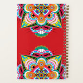 Tiger Dragon Mandala Notebook 5.5x8.5 ノートブック (裏面)