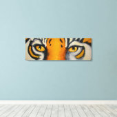 Tiger Eyes キャンバスプリント (インサイチュ (ウッドフロア))