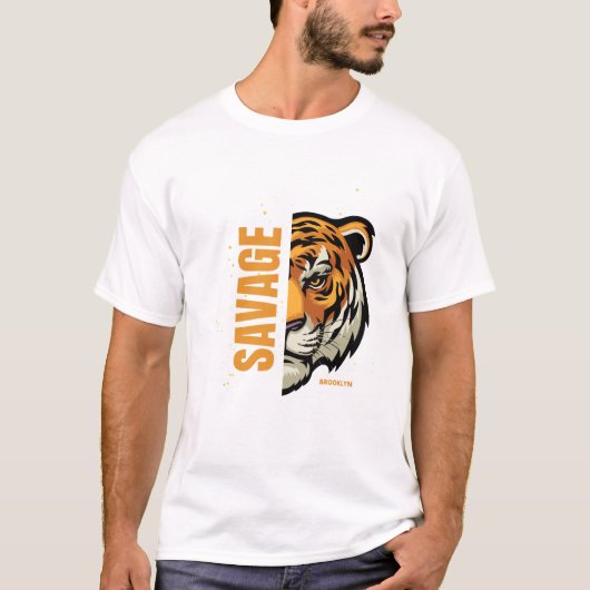 Tiger Eyes Full Of Fire Tシャツ (正面)
