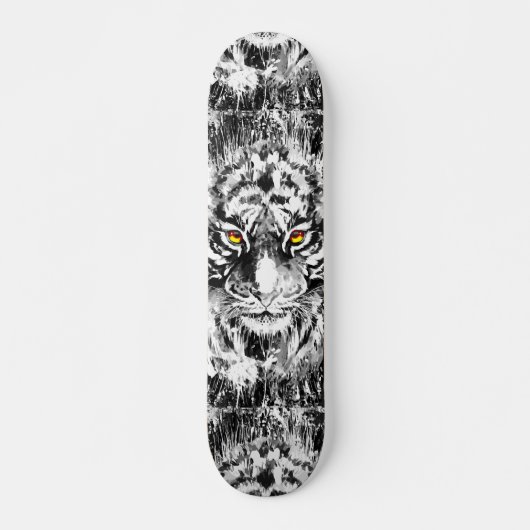 Tiger Eyes - Tiger Head Skateboard スケートボード (正面)