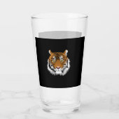 Tiger Face Glass Cup タンブラーグラス (裏面)