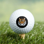 Tiger Face Golf Balls ゴルフボール (インサイチュ 木)