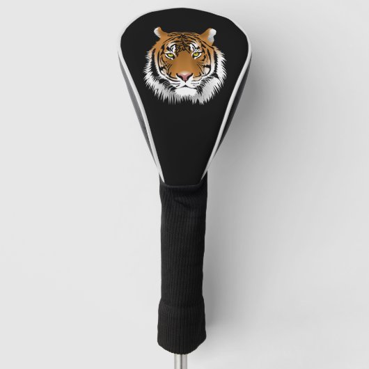 Tiger Face Golf Head Cover ゴルフヘッドカバー (正面)