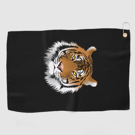 Tiger Face Golf Towel  ゴルフタオル (横)