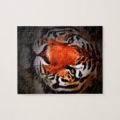 Tiger Face Motivational Artwork ジグソーパズル (横)