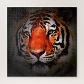 Tiger Face Motivational Artwork ジグソーパズル (縦)