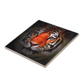 Tiger Face Motivational Artwork タイル (側面)