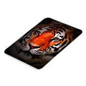 Tiger Face Motivational Artwork マグネット (左側)