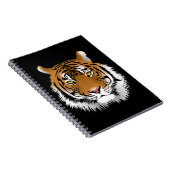 Tiger Face Spiral Photo Notebook ノートブック (右側)