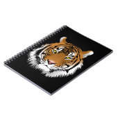 Tiger Face Spiral Photo Notebook ノートブック (左側)