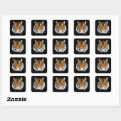 Tiger Face Square Sticker  スクエアシール (シート)