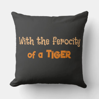 Tiger Ferocity (Animal Energy)-装飾用クッション クッション
