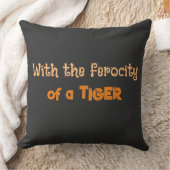 Tiger Ferocity (Animal Energy)-装飾用クッション クッション (ブランケット)