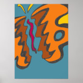 Tiger Flutterfly Poster ポスター (正面)