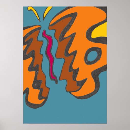 Tiger Flutterfly Poster ポスター (正面)