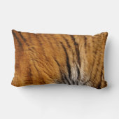 Tiger Fur Wildlife大きな猫写真サンプル ランバークッション (裏面)