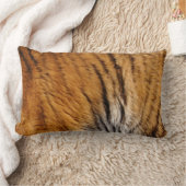 Tiger Fur Wildlife大きな猫写真サンプル ランバークッション (ブランケット)
