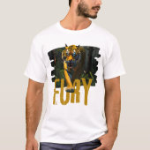 Tiger Fury - Wild Jungle Power Graphic Tシャツ (正面)