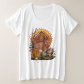 "TIGER GLORY" Malayan Tiger プラスサイズTシャツ (デザイン正面)