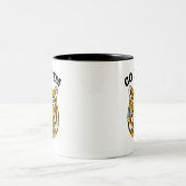 TIGER GO GET 'EM 両面二色 コーヒーマグ ツートーンマグカップ (中央)