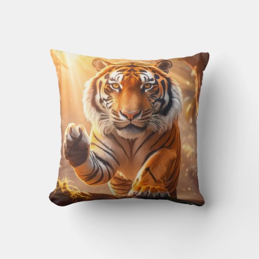 Tiger - Golden Tiger クッション (正面)