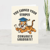 Tiger Graduation カード (正面)
