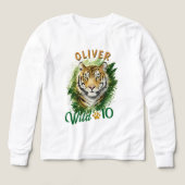 Tiger Head Name Birthday Party Guest of Honor (デザイン正面)