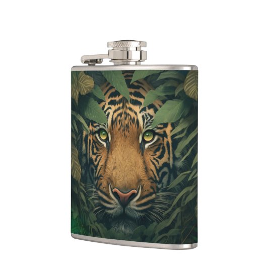 Tiger hiding in Foliage               フラスク (左)