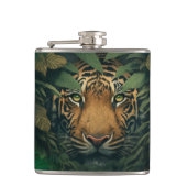 Tiger hiding in Foliage               フラスク (正面)