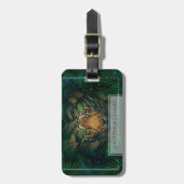 Tiger hiding in Foliage                ラゲッジタグ (正面縦)