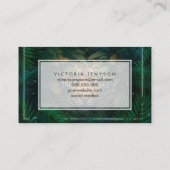 Tiger hiding in Foliage 名刺 (裏面)