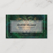 Tiger hiding in Foliage               名刺 (正面)