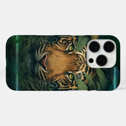Tiger hiding in Foliage               Case-Mate iPhoneケース (裏面 (横))