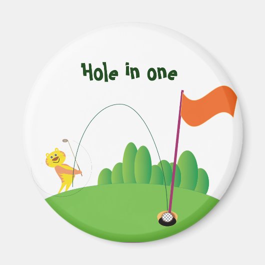 Tiger :: Hole in One マグネット (正面)