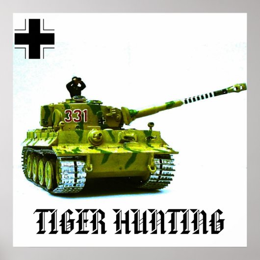 TIGER HUNTING POSTER ポスター (正面)