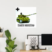 TIGER HUNTING POSTER ポスター (ホームオフィス)