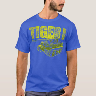 Tiger I German WorldII Tank Tシャツ