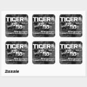 Tiger IIステッカー スクエアシール (シート)