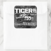 Tiger IIステッカー スクエアシール (バッグ)