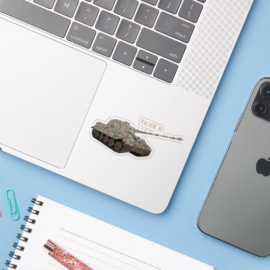 Tiger IIドイツの第2次世界大戦戦車 シール (ノートパソコンとiPhone)