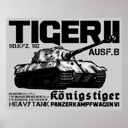 Tiger IIポスター ポスター (正面)