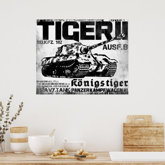Tiger IIポスター ポスター (キッチン)