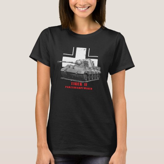 Tiger II第2次世界大戦槽 Tシャツ (正面)
