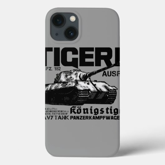 Tiger II iPhone / iPadケース Case-Mate iPhoneケース (裏面)