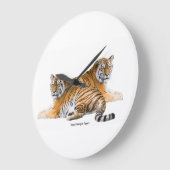 Tiger image for Round-Large-Wall-Clock ラージ壁時計 (傾斜)